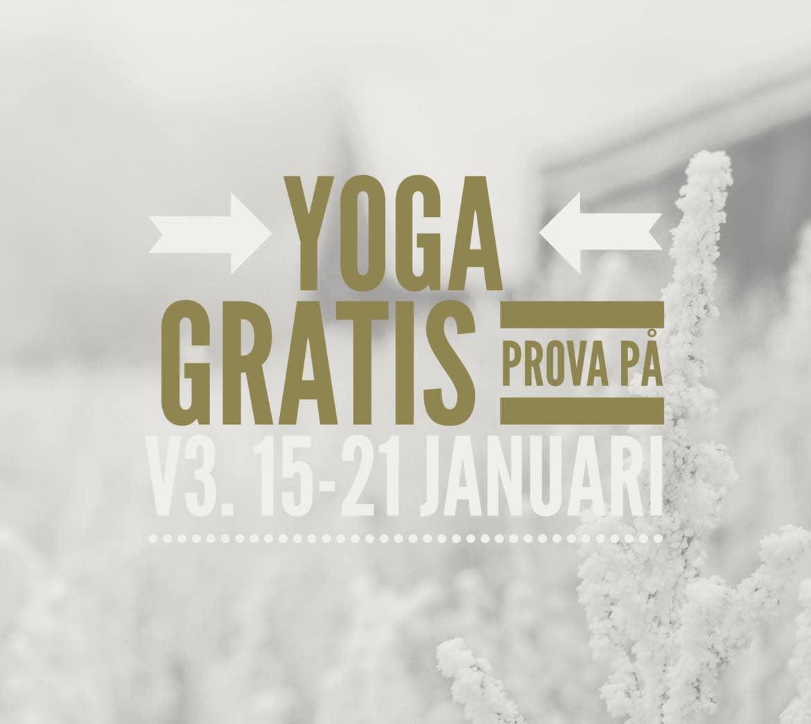 Gratis prova-på-yoga v.3: 15-21 januari Freemove Yogastudio
